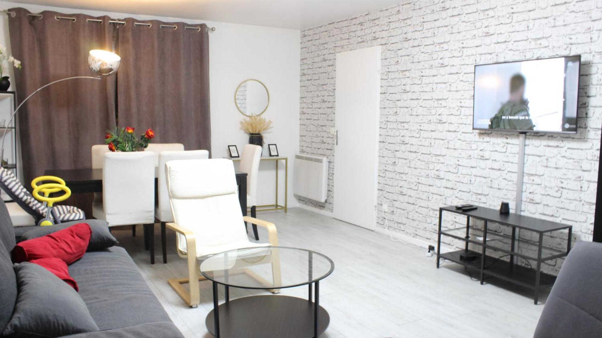 Appartement - Proche Rer - 2 Chambres & 4 Lits Double - Paris Orly Courcouronnes 외부 사진